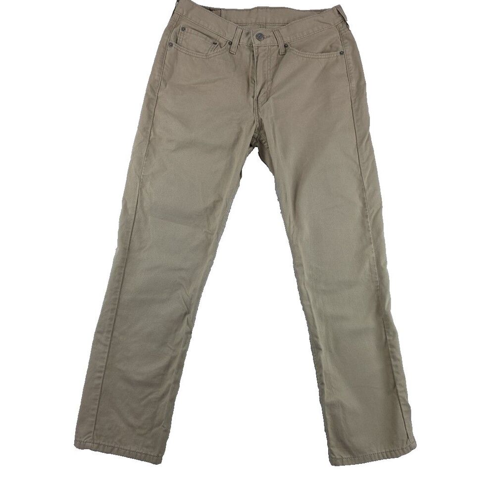 Levi’s 514 Khaki Pants Jeans Black Label White Tag Men's Size 32x30 Tan